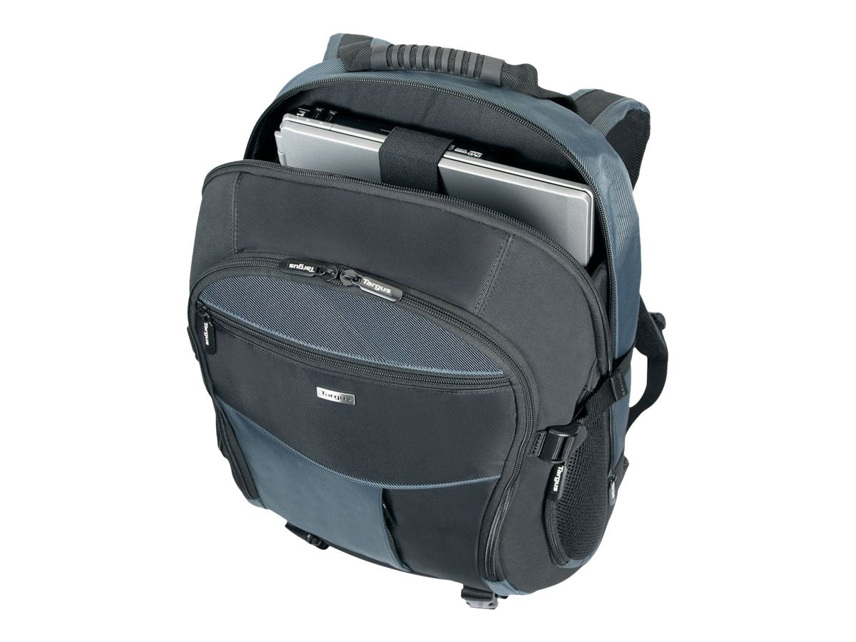 Targus Bag XL Notebook Backpack Atmosphere 17 18 with raincover Nylon Black & Blue 1.4 kg Limited Lifetime warranty