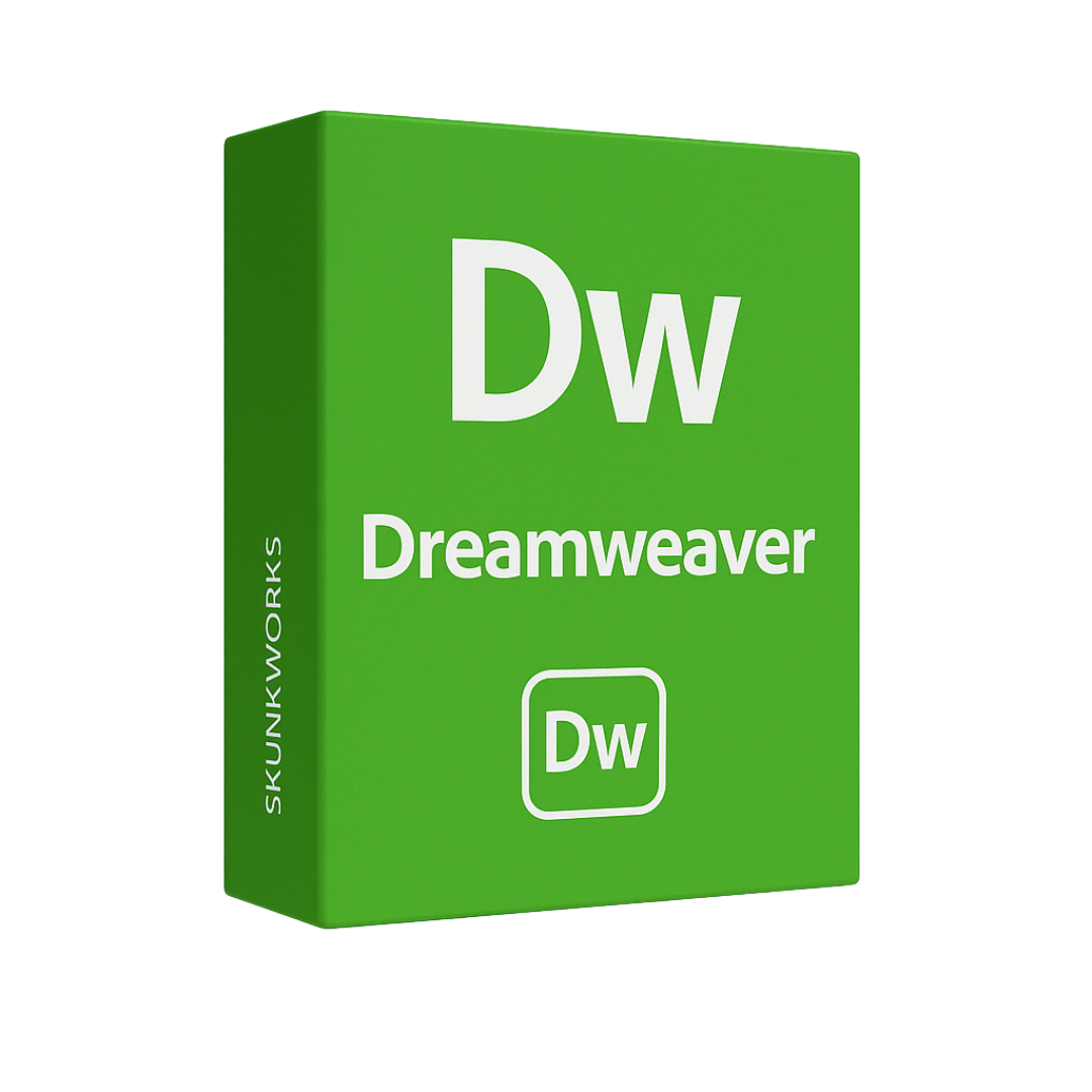Adobe Dreamweaver – Web Design and Development Software Interface