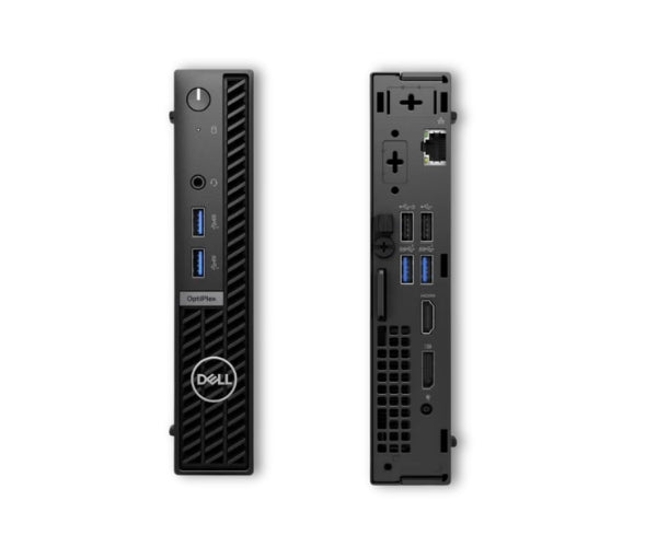 Dell Optiplex MFF/Core i5 13500T/1x8GB/256GB SSD/Integrated/WLAN + BT/Kb/Mouse/W11Pro/3Y ProSpt