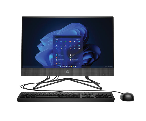 HP ProOne 200 G4 Core i3 1215U 8GB 1D DDR4 512GB PCIe NVMe SSD 21.5 inch AG FHD LED UWVA 250 LCD Panel Win 11 Pro 64 USB K+M DVD WR Wi Fi AC 1x1 BT 4.2 LE WW WLAN 5MP WebCam Iron Gray HP 1 Year Carry in