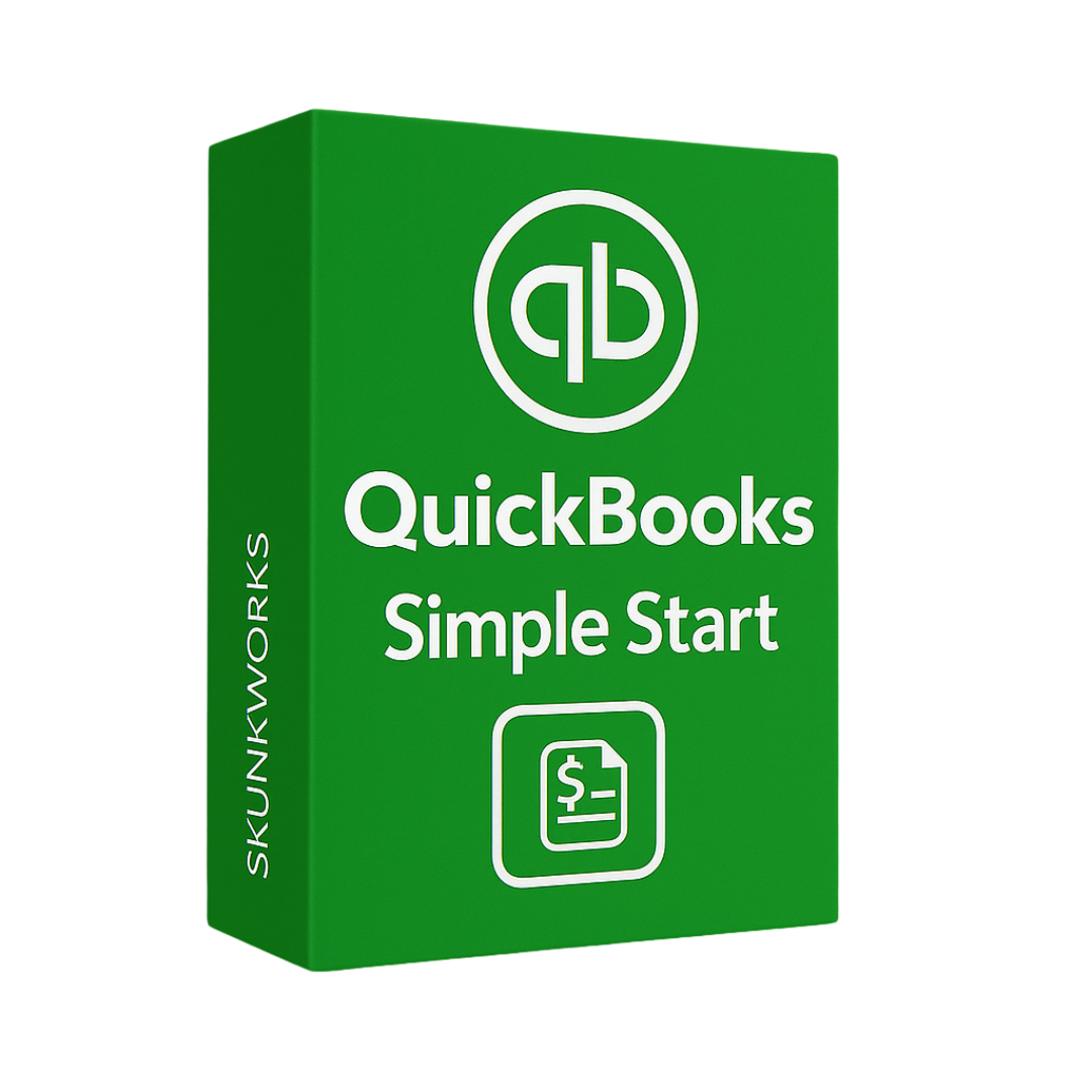 QuickBooks Simple Start Product Box