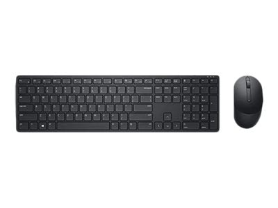 Dell Pro Keyboard and Mouse - KM5221W - US International (QWERTY) - Black - (RTL BOX)