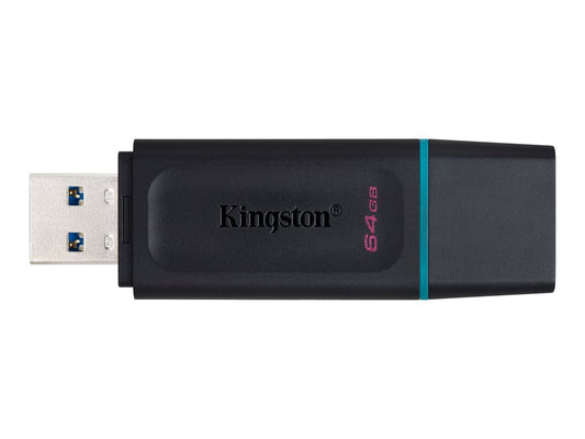 Kingston 64GB USB 3.2 DataTraveler Exodia USB Flash Drive with Protective Cap and Keyring