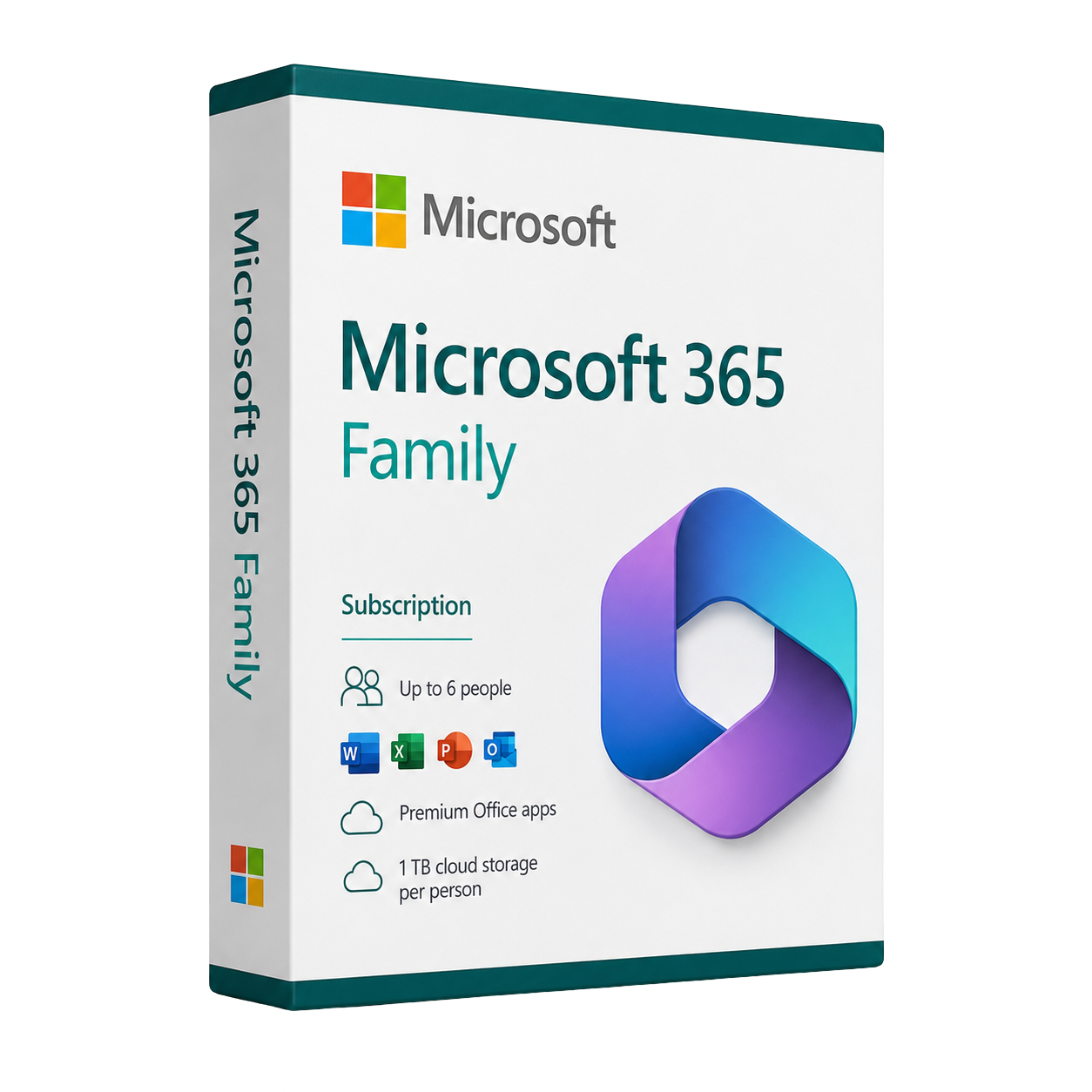 Microsoft 365 Family – 1 Year Subscription
