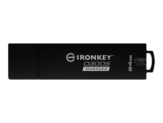 Kingston 64GB D300SM AES 256 XTS Encrypted USB Drive