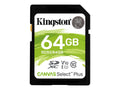金士顿 64GB SDHC Canvas Select 80R CL10 UHS I
