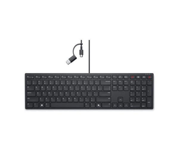 戴尔有线协作键盘 KB525C 美国国际版 (QWERTY)