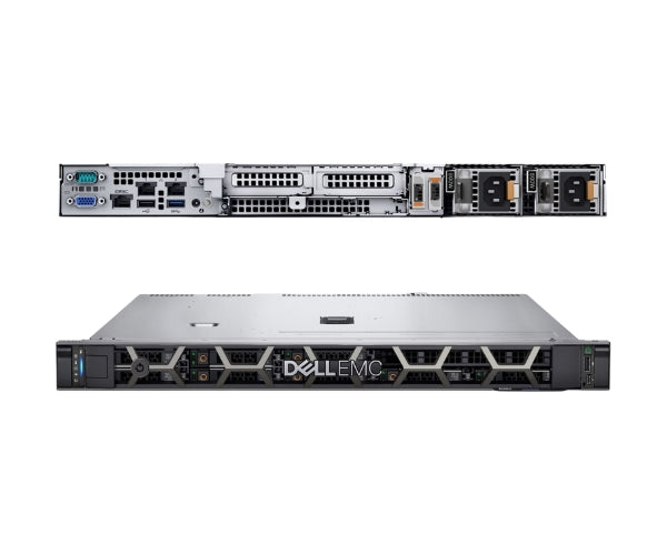 Dell PE R350/机箱 4 x 3.5 热插拔/Xeon E 2314/16GB/1x2TB/ReadyRails 静态导轨/挡板/Broadcom 5720 双端口/PERC H355 适配器/iDRAC9 Basic 15G/双 700W 钛金版/3 年基本现场服务