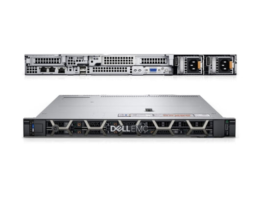 Dell PE R450/Chassis 8 x 2.5(SAS/SATA)/Intel Xeon Silver 4314/32GB (1x32GB) 3200MT/s RDIMM DR/1x480GB SSD SATA RI 6Gbps 512 2.5in HP/Rails/Bezel/No NIC/PERC H755/iDRAC9 Ent 15G/Dual 700W Titanium/3Y Basic Onsite