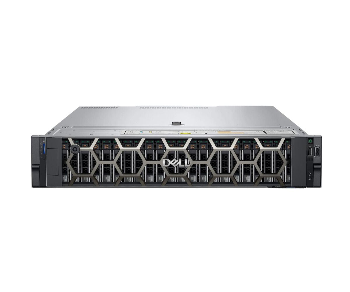 DELL PE R750XS/Chassis 16 x 2.5” SAS/SATA/NO CPU /NO MEMORY/ NO HDD S/Rails Without CA/Bezel/Broadcom 57412 Dual Port 10GbE SFP/PERC H755 with rear load/iDRAC9 Enterprise 15G/Dual 1100W Titanium/3Y ProSpt