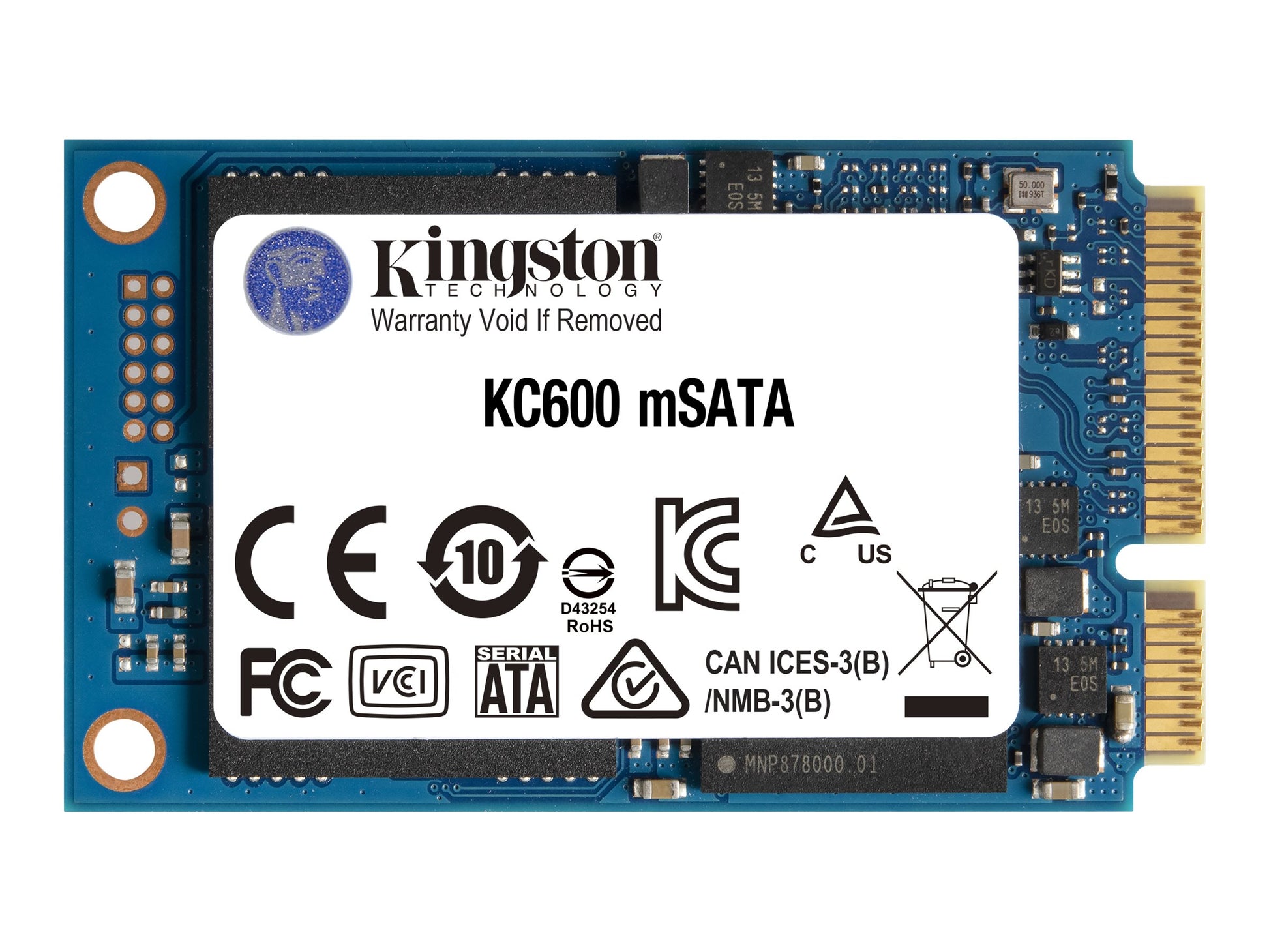 Kingston 512G SSD KC600 SATA3 mSATA