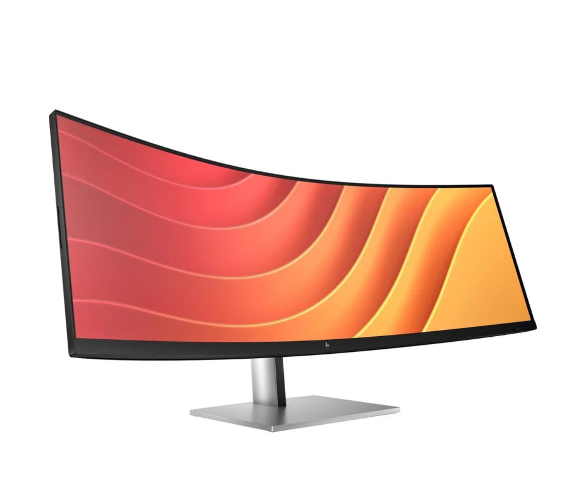 HP E45c 英寸 G5 DQHD 曲面显示器 DQHD (5120 x 1440) 1 个 HDMI 1 个显示端口 1 个 RJ45 HP 3 年现场服务