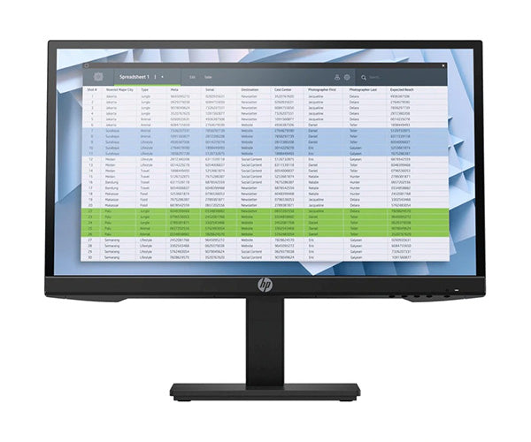 HP ProDisplay P22h G4 21.5 英寸 FHD LED IPS 1xHDMI 1xVGA 1xDP（海蓝）