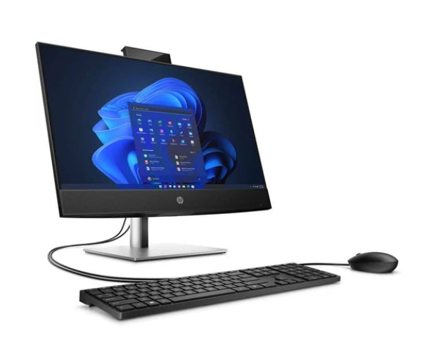 HP ProOne 440 G9 23.8 Non Touch AIO Core i5 14500T 16GB (1x16GB) DDR5 512GB PCIe NVMe Win 11 Pro 64 Wi Fi 6E +BT 5. HP 125 BLK kbd+Mouse DVD Writer ODD HP 3 year Next Business Day Onsite