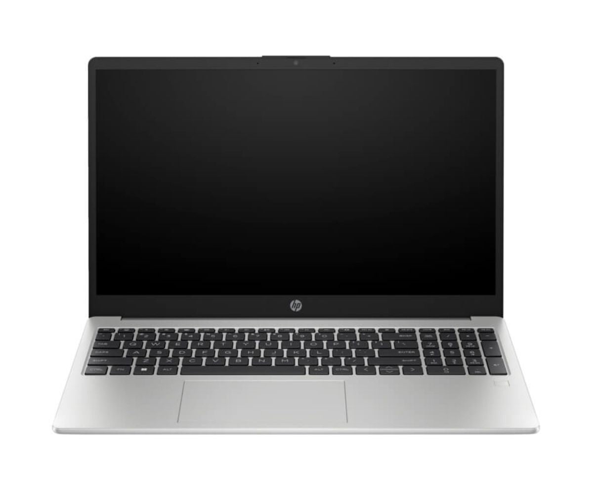 HP 250 G10 笔记本电脑，酷睿 i7 1355U，8GB 1D DDR4 3200，512GB PCIe NVMe SSD，15.6 英寸 FHD AG SVA，Windows 11 Pro 64 位，Flint Opaque 键盘，TP Imagepad 数字键盘，Kypd 键盘，Wi-Fi 6 + 蓝牙 5.3 TRB，银色，带高清网络摄像头，无指纹识别，1 年免费送修