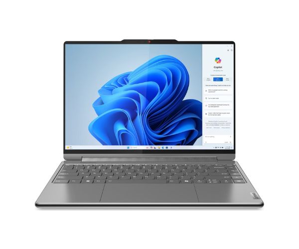 Lenovo Notebook Yoga 9 2 in 1 14IMH9 Intel Core Ultra 7155H 14” 4K (3840x2400) OLED Touch 32GB Soldered 1TB SSD M.2 Wi Fi 6E 11ax 2x2 + BT5.3 Backlit KB Lenovo Slim Pen Luna Grey Windows 11 Pro 2 Year Premium Care